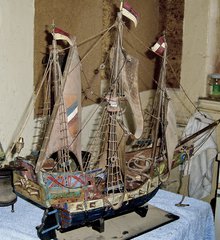 segel schiff modell maritim 78 cm BILD 1